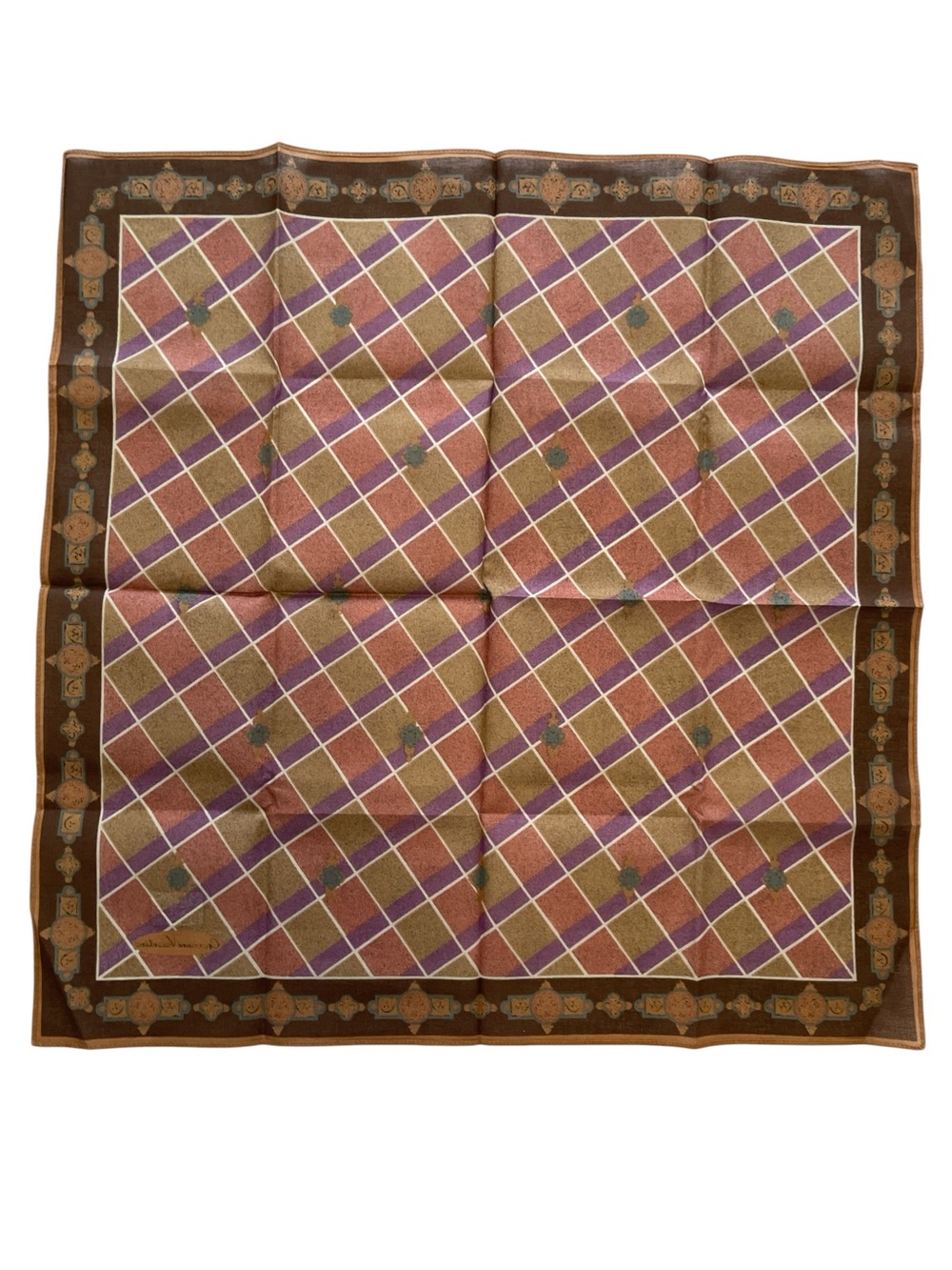 Giovanni Valentino Italy Vintage Cotton Handkerchief - Picture 9 of 9
